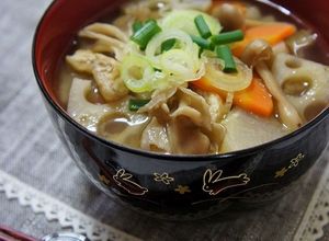 ♥ほっこり♥きのこと根菜の食べる味噌汁-レシピのメイン写真