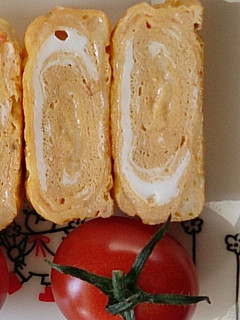 お弁当ピザ風卵焼き-レシピのメイン写真