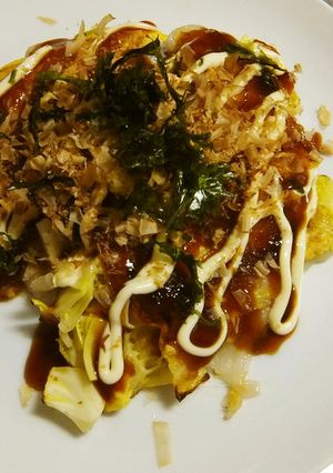 お餅deお好み焼き-レシピのメイン写真