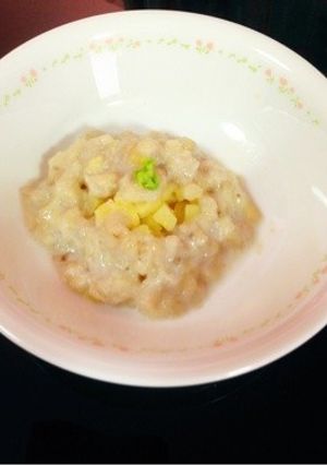 離乳食さつまいものバナナミルクソース♡-レシピのメイン写真