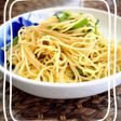 セリだけで、食感楽しいペペロンチーノ