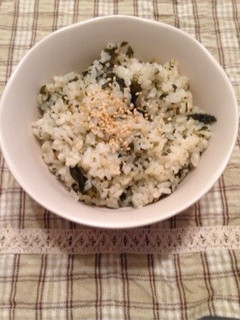緑茶の出がらしで 炊き込みご飯♪-レシピのメイン写真