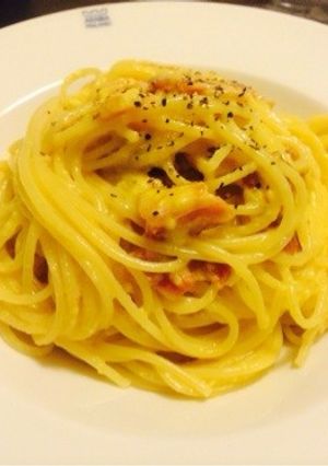 話題入り♡簡単*॰濃厚カルボナーラ॰*-レシピのメイン写真