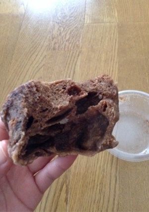 タッパーで簡単！2分で完成ココアケーキ♡-レシピのメイン写真