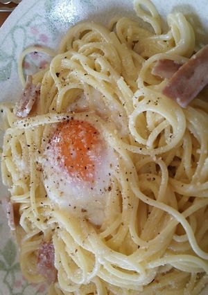 あるものでカルボナーラ-レシピのメイン写真