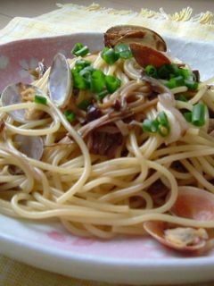 アサリときのこの和風スパゲティ-レシピのメイン写真
