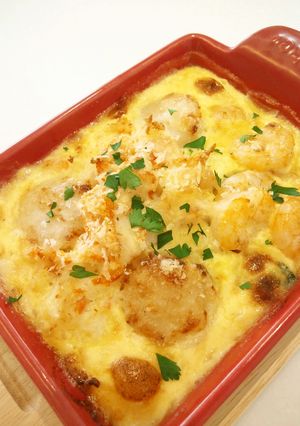 シーフードのおつまみグラタン風-レシピのメイン写真