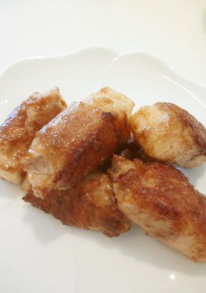 豚肉長芋巻き〜梅味噌ダレ-レシピのメイン写真