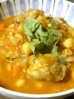 鶏肉とひよこ豆のトマト煮-レシピのメイン写真
