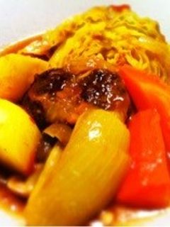 圧力鍋で牛スネ肉のポトフ〜トマト風味〜-レシピのメイン写真