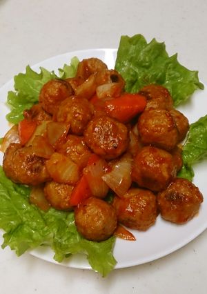 お手軽★簡単★肉団子の甘酢あん-レシピのメイン写真