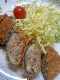 じゅわ~っとなすの肉詰め-レシピのメイン写真