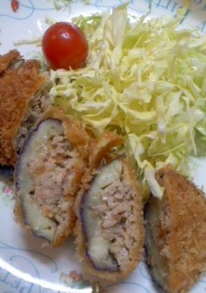 じゅわ~っとなすの肉詰め-レシピのメイン写真