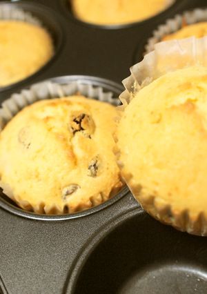 レーズンとクリームチーズのマフィン-レシピのメイン写真