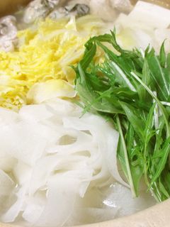 ☆大根たっぷり豚しゃぶ鍋♪ポン酢ゆず胡椒-レシピのメイン写真