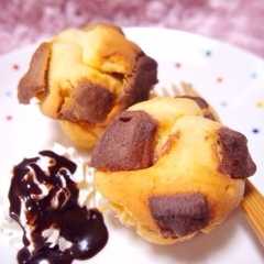 รูปของ バレンタインにチョコカップケーキ♡