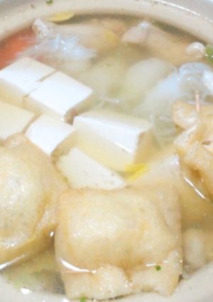 第2段ダシの効いた鶏鍋-レシピのメイン写真