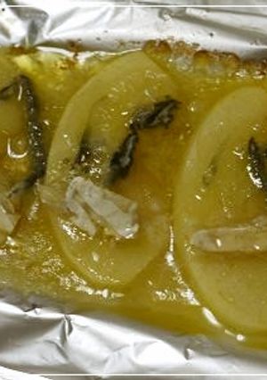☆ブルーチーズとリンゴのはちみつ焼き☆-レシピのメイン写真