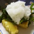 もち麩と春菊のおろし和え