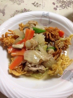 堅焼きそば-レシピのメイン写真