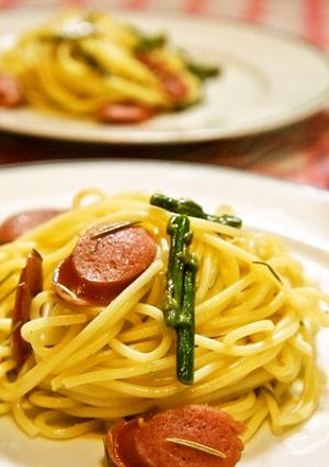 ローズマリーde美味しさ香るスパゲティ♪-レシピのメイン写真