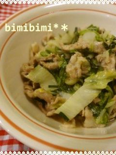 白菜豚肉のオイスター炒め-レシピのメイン写真