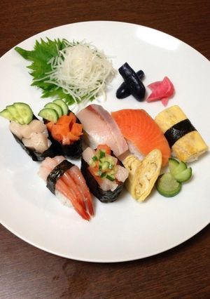 簡単！手抜きなお寿司プレート-レシピのメイン写真