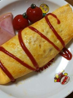 綺麗に包める♪簡単オムライス*-レシピのメイン写真