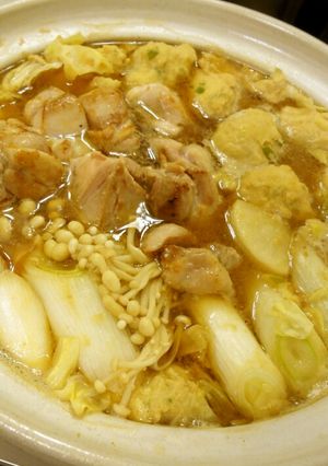 【簡単】鶏だんごで激ウマ！味噌ちゃんこ鍋-レシピのメイン写真