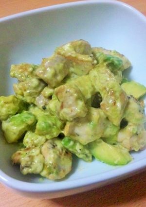 鶏とアボカドのマヨネーズ炒め-レシピのメイン写真