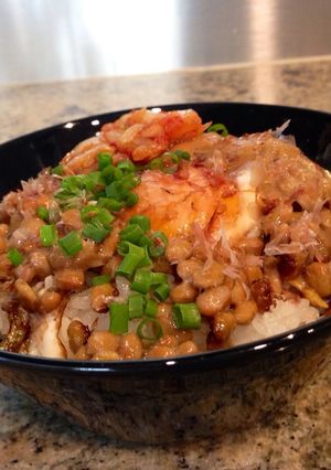 絶対美味しい♡キムチ焼き納豆丼-レシピのメイン写真