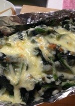 簡単☆ほうれん草のバタチー焼き-レシピのメイン写真