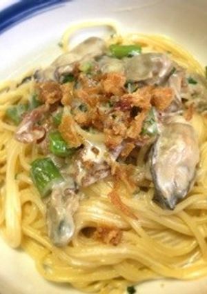 簡単✰牡蠣のクリームパスタ-レシピのメイン写真