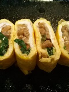 納豆卵焼き-レシピのメイン写真