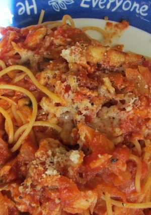 アジのトマトパスタ-レシピのメイン写真