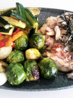 グリルチキンと蒸し野菜-レシピのメイン写真