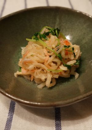 しっかり噛む！切干大根と桜海老の炒め煮-レシピのメイン写真