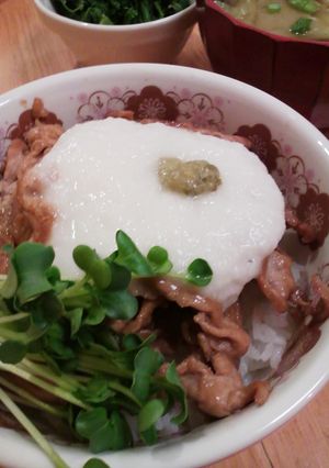 とろわさ豚丼-レシピのメイン写真