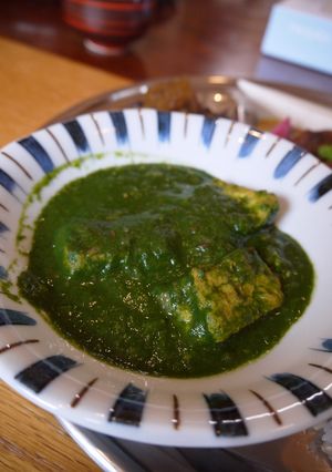 豆腐とホウレンソウでグリーンカレー-レシピのメイン写真