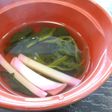 ほうれん草とかまぼこの清汁