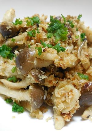 カリカリ～パン粉のしめじ焼き　どすぇ-レシピのメイン写真