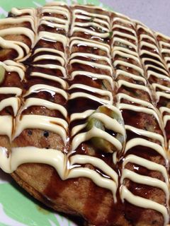 簡単!長ネギとチーズと納豆のお好み焼き-レシピのメイン写真
