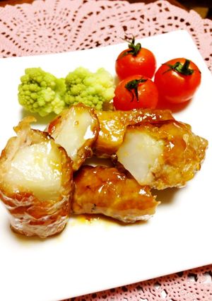お弁当に夕飯に☆栄養満点！菊芋の肉巻き-レシピのメイン写真
