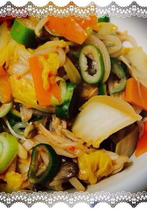 しらたきとお野菜の味噌炒め-レシピのメイン写真