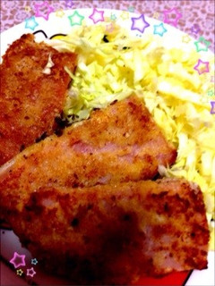 ハムカツ-レシピのメイン写真