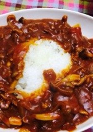 簡単！トマト缶でトマトカレー-レシピのメイン写真