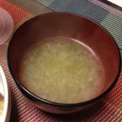 รูปของ ねぎたっぷりあったかスープ