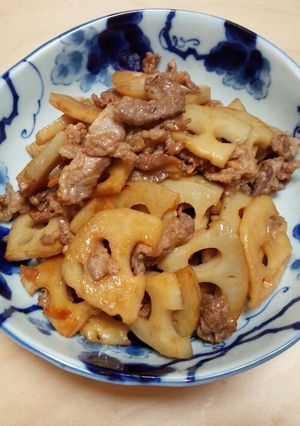 豚肉とれんこんの炒め-レシピのメイン写真