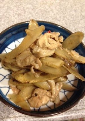 甘辛ごぼう-レシピのメイン写真