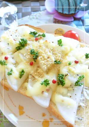 大根×しらすのスパイシーレモントースト-レシピのメイン写真